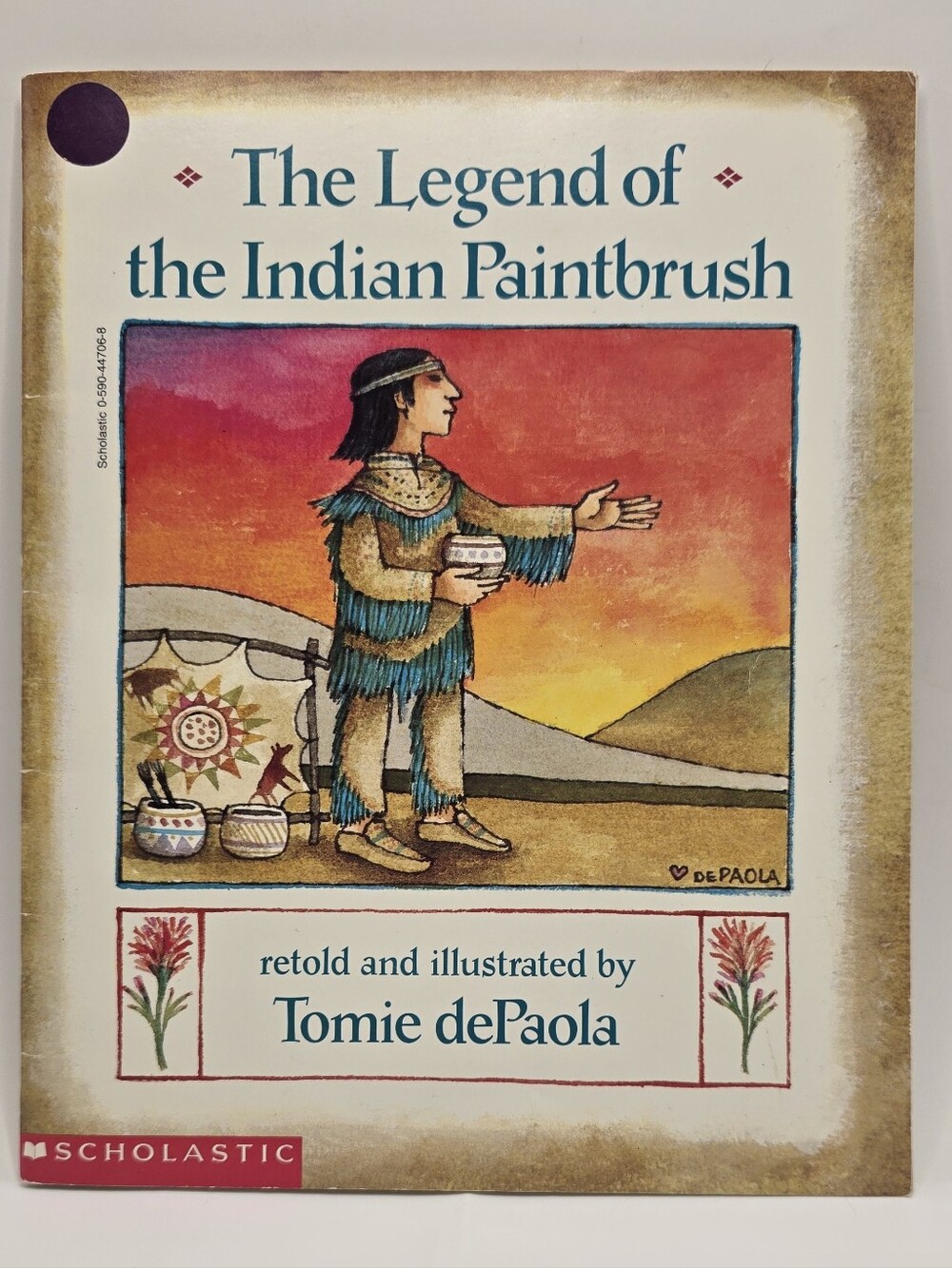 The Legend of the Indian Paintbrush by Tomie DePaola Children's Book 1991